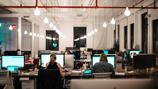 Office with workers